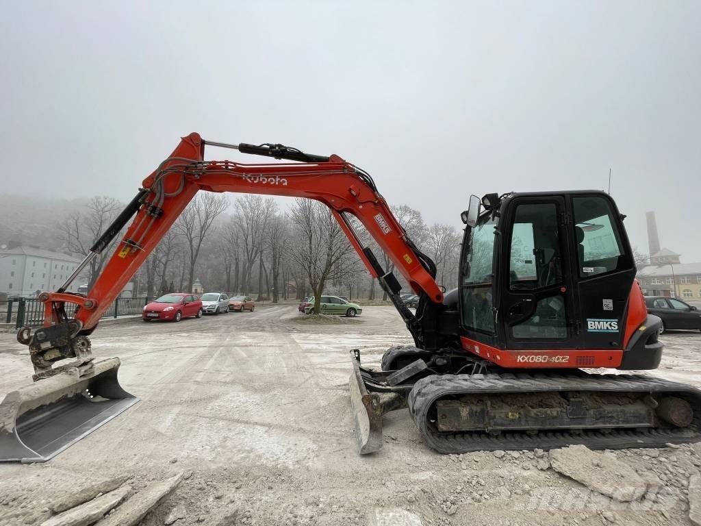 Kubota KX 080-4a2 Közepes (midi) kotrók 7 t - 12 t