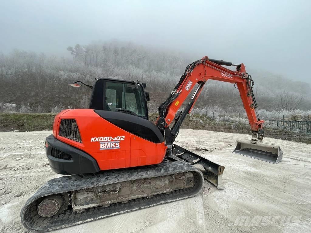Kubota KX 080-4a2 Közepes (midi) kotrók 7 t - 12 t