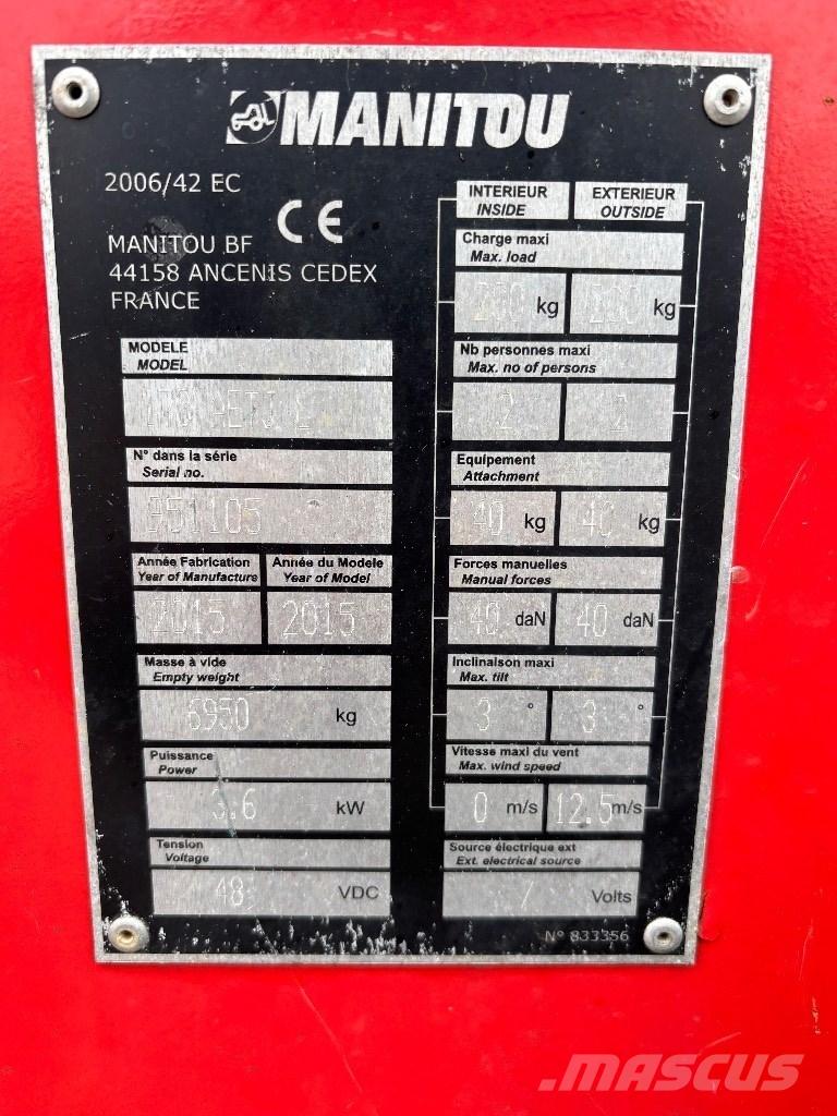 Manitou 170 AETJL Karos emelők