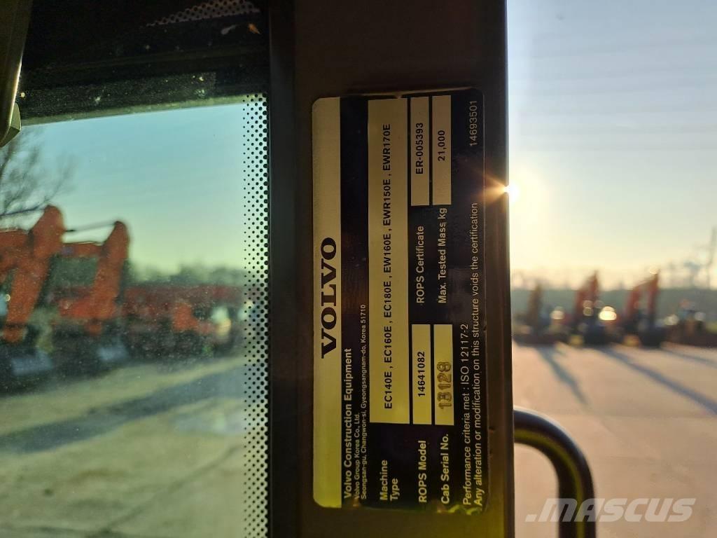 Volvo EW160E Gumikerekes kotrók