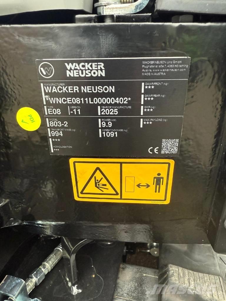 Wacker Neuson 803 Mini kotrók < 7t