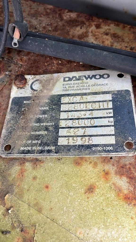 Daewoo Solar 280 LC Lánctalpas kotrók