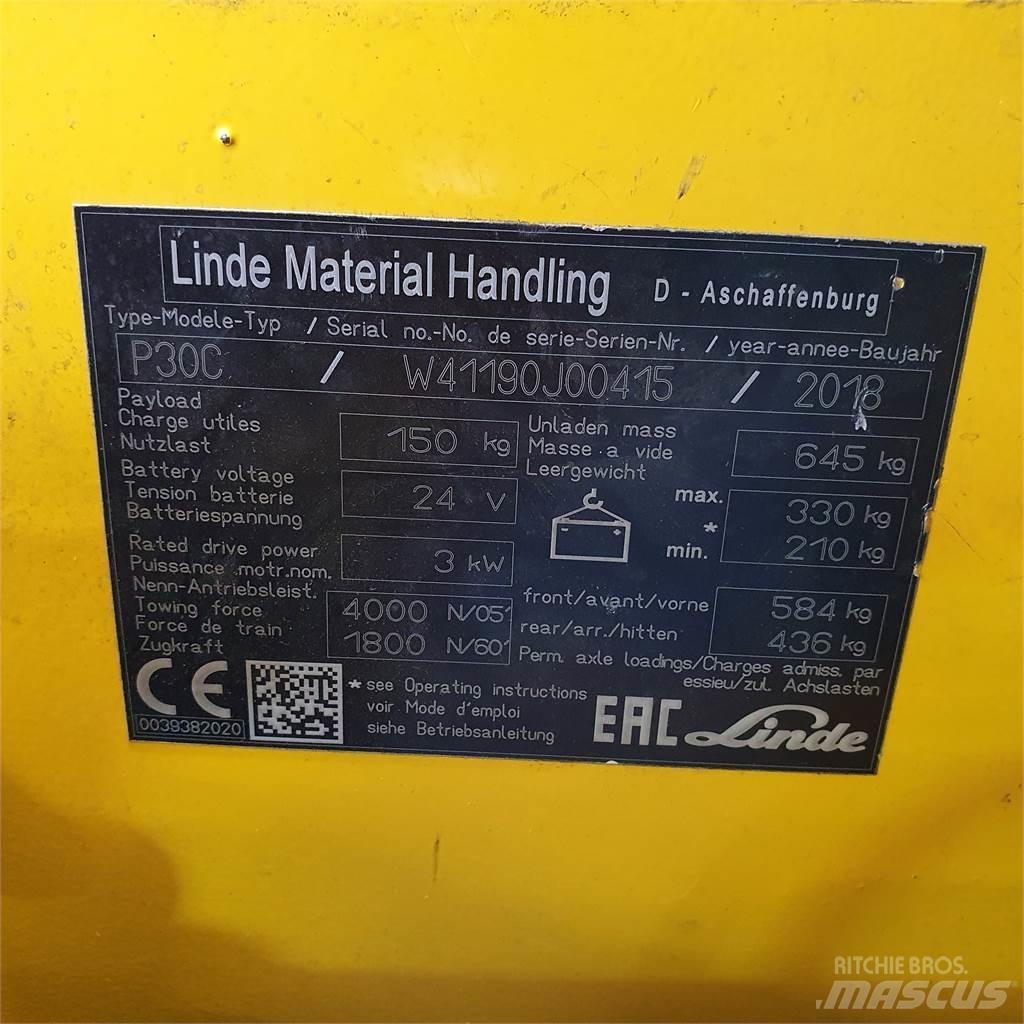 Linde P30C Vontatótargonca