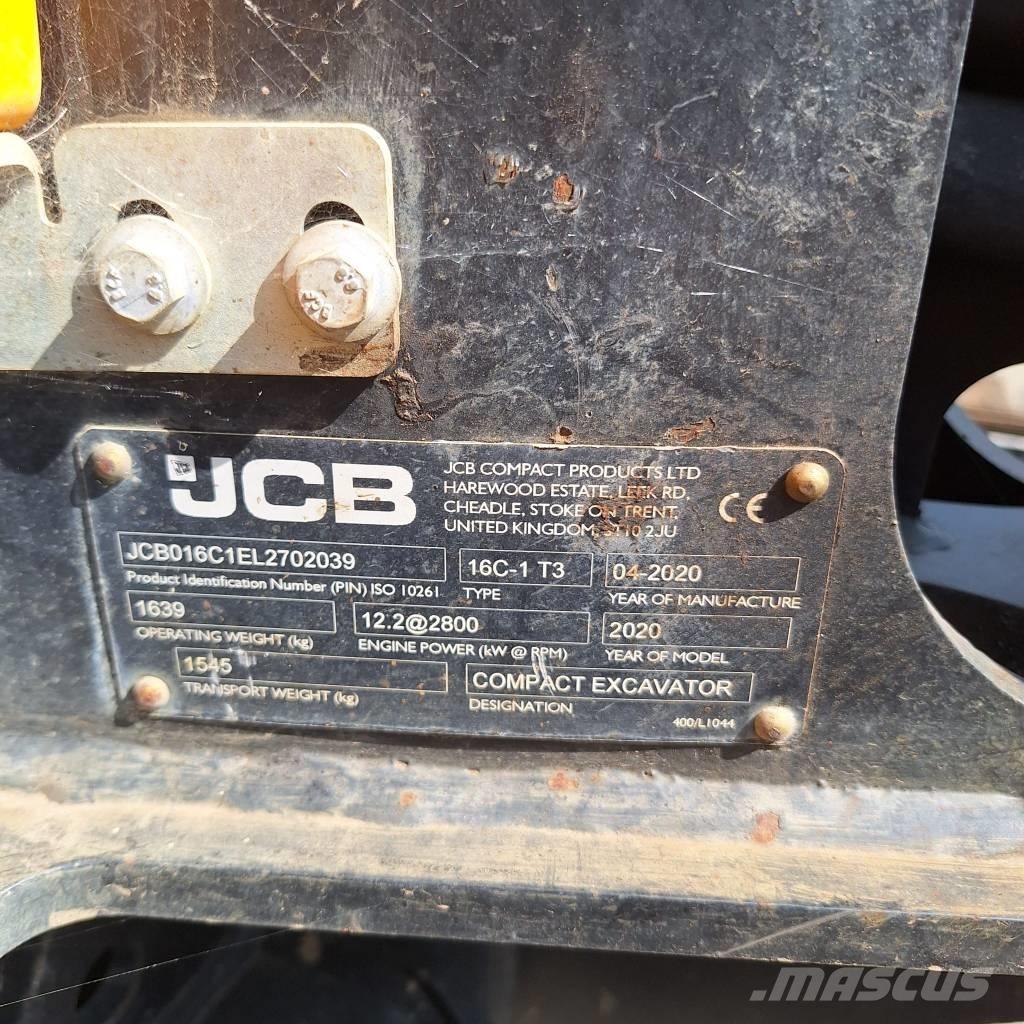 JCB 16 C-1 Mini kotrók < 7t