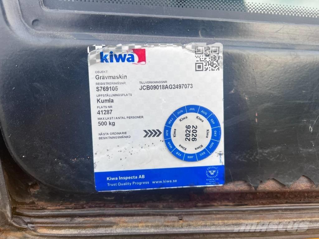 JCB 8018 Mini kotrók < 7t