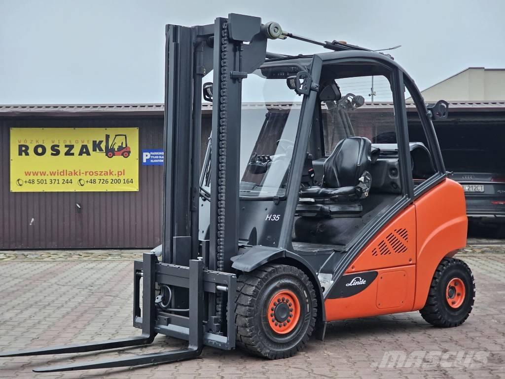 Linde H35T-02 Gázüzemű targoncák