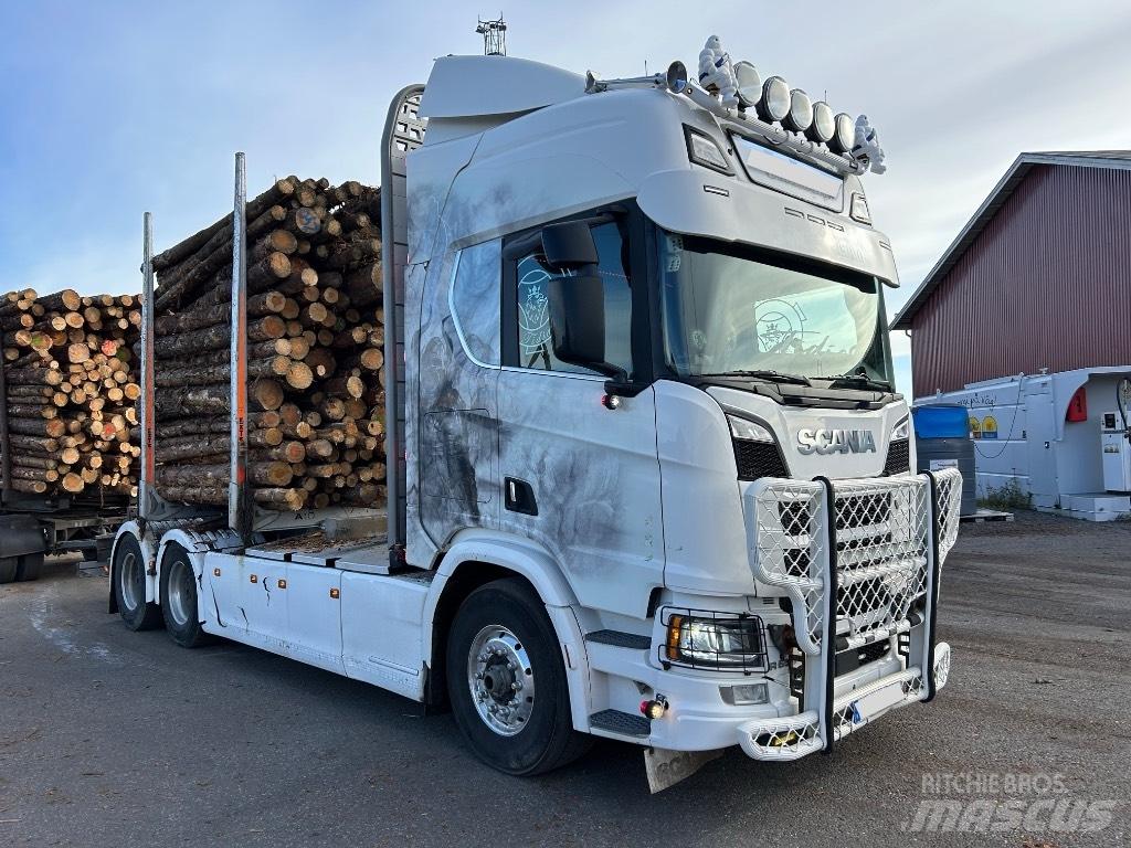 Scania R 650 Rönkszállító teherautók