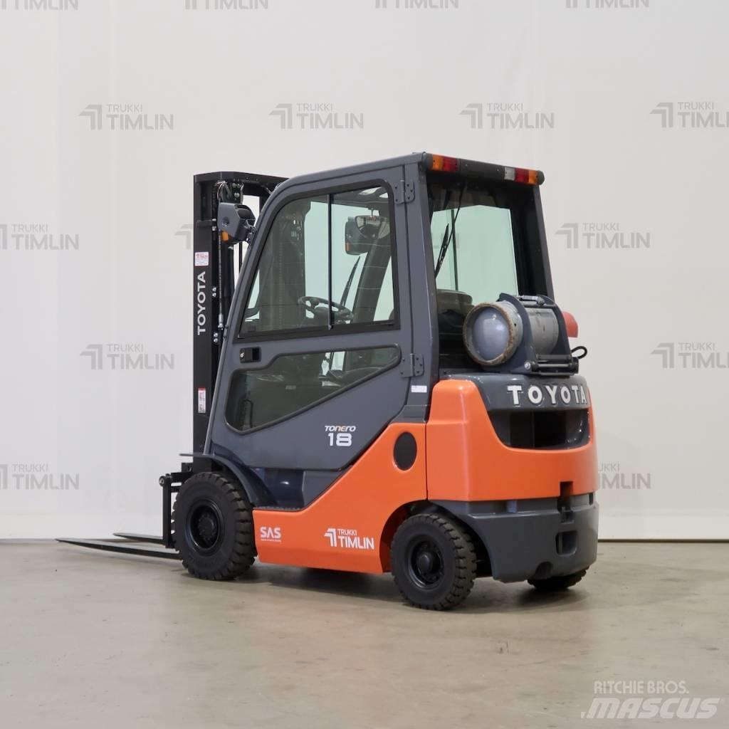 Toyota 02-8FGF18 Gázüzemű targoncák