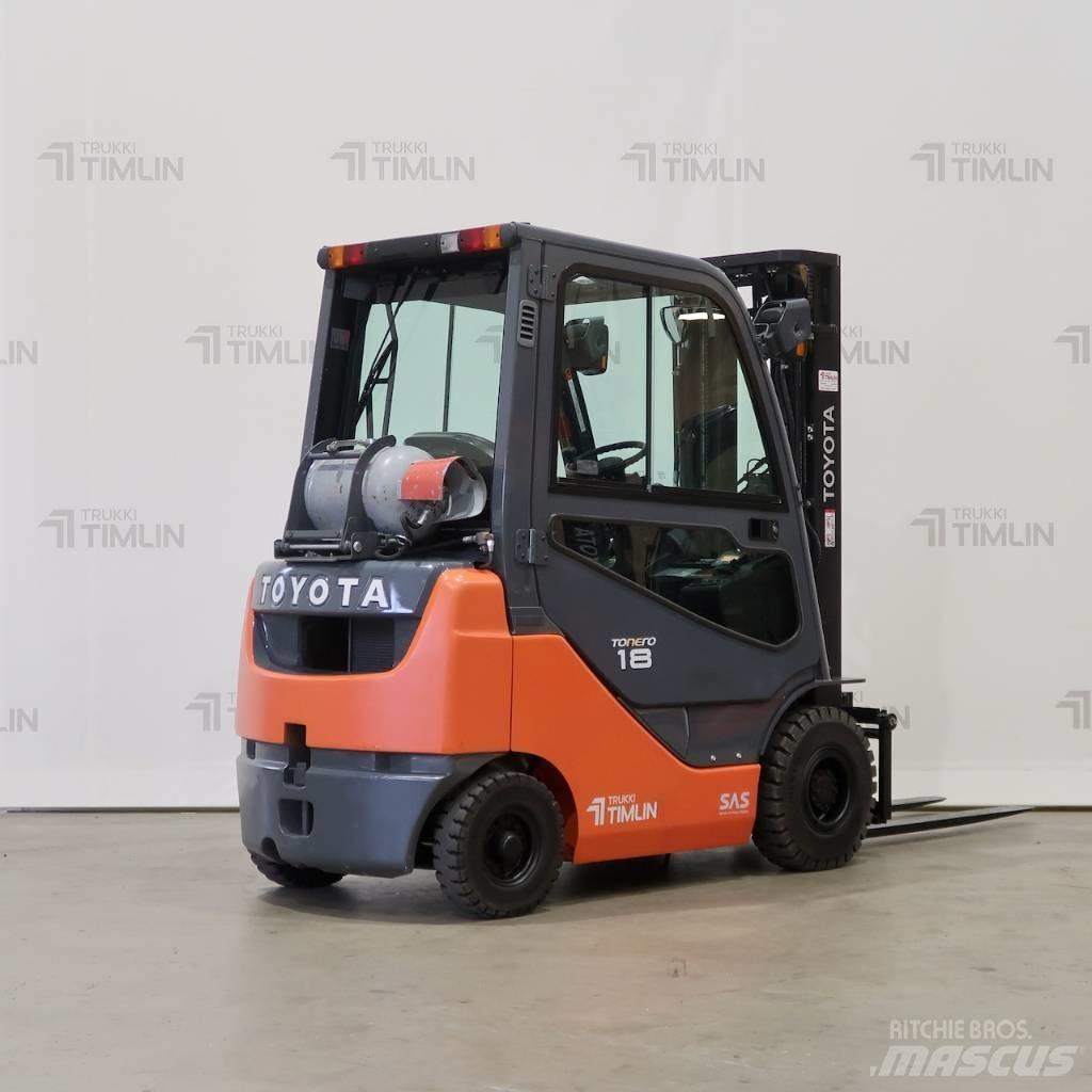 Toyota 02-8FGF18 Gázüzemű targoncák
