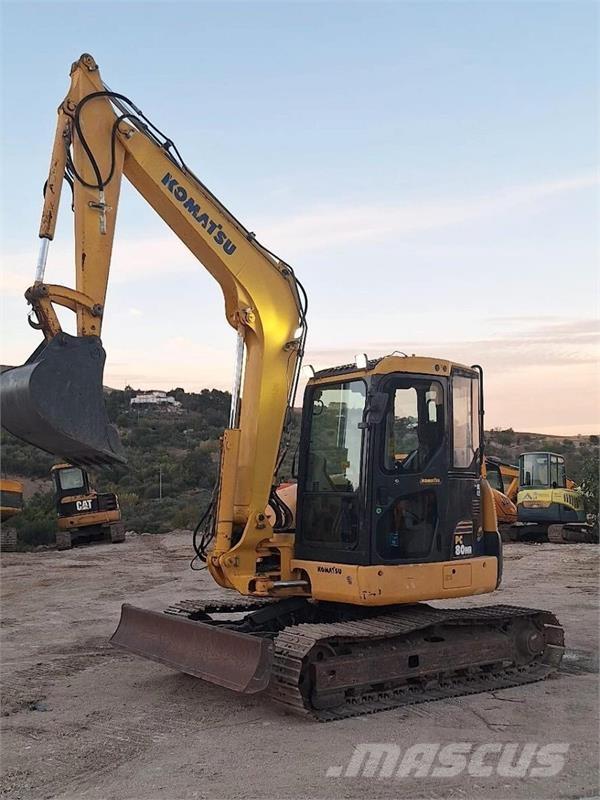 Komatsu PC80 Mini kotrók < 7t