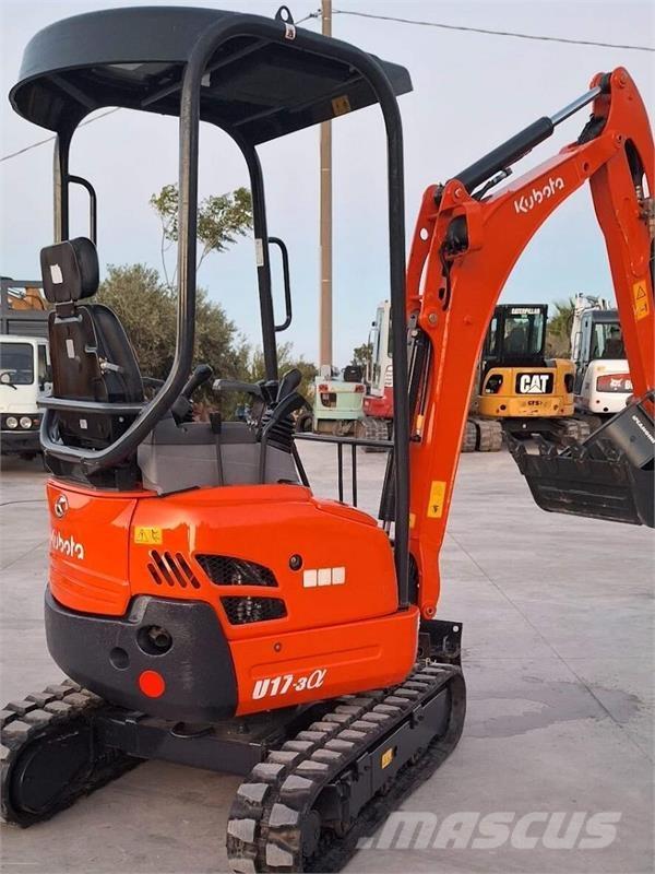 Kubota U17-3a Mini kotrók < 7t