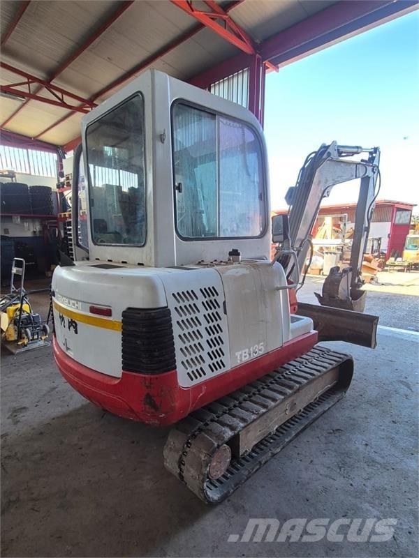 Takeuchi TB135 Mini kotrók < 7t