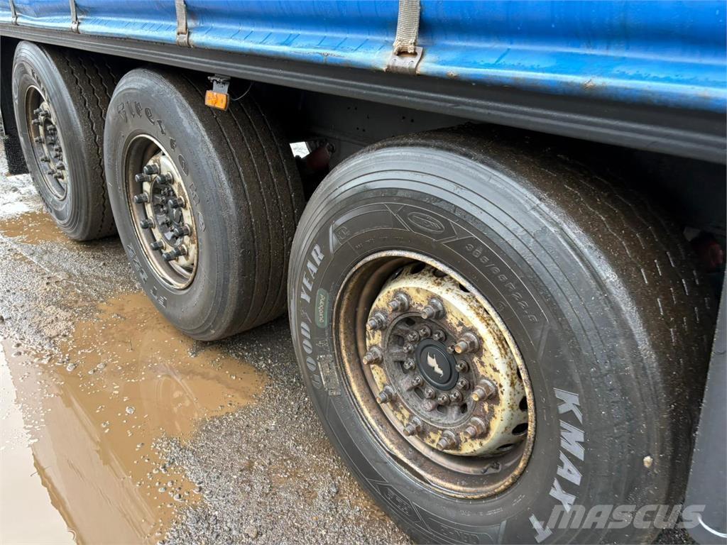 Schmitz 3aks Elhúzható ponyvás félpótkocsik