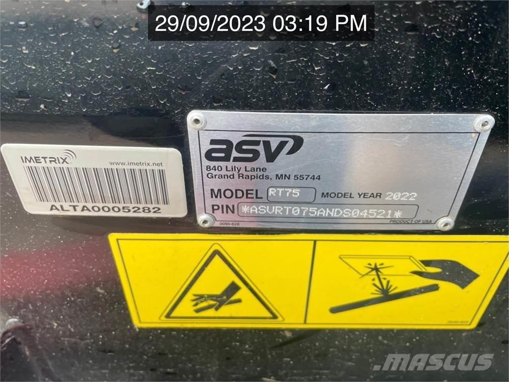 ASV POSI-TRACK RT75 Kompaktrakodók