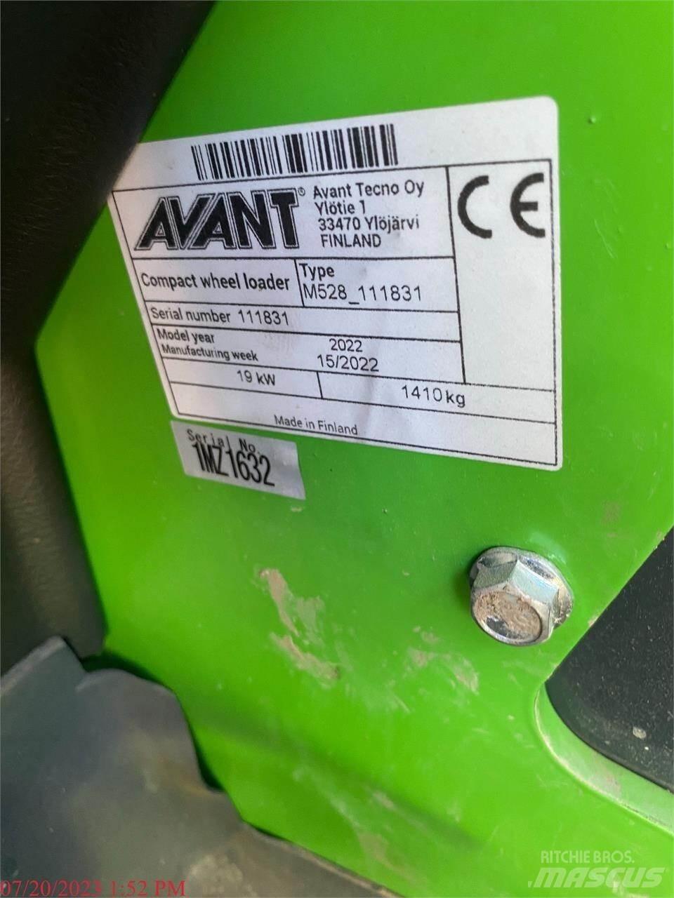 Avant 528 Gumikerekes homlokrakodók