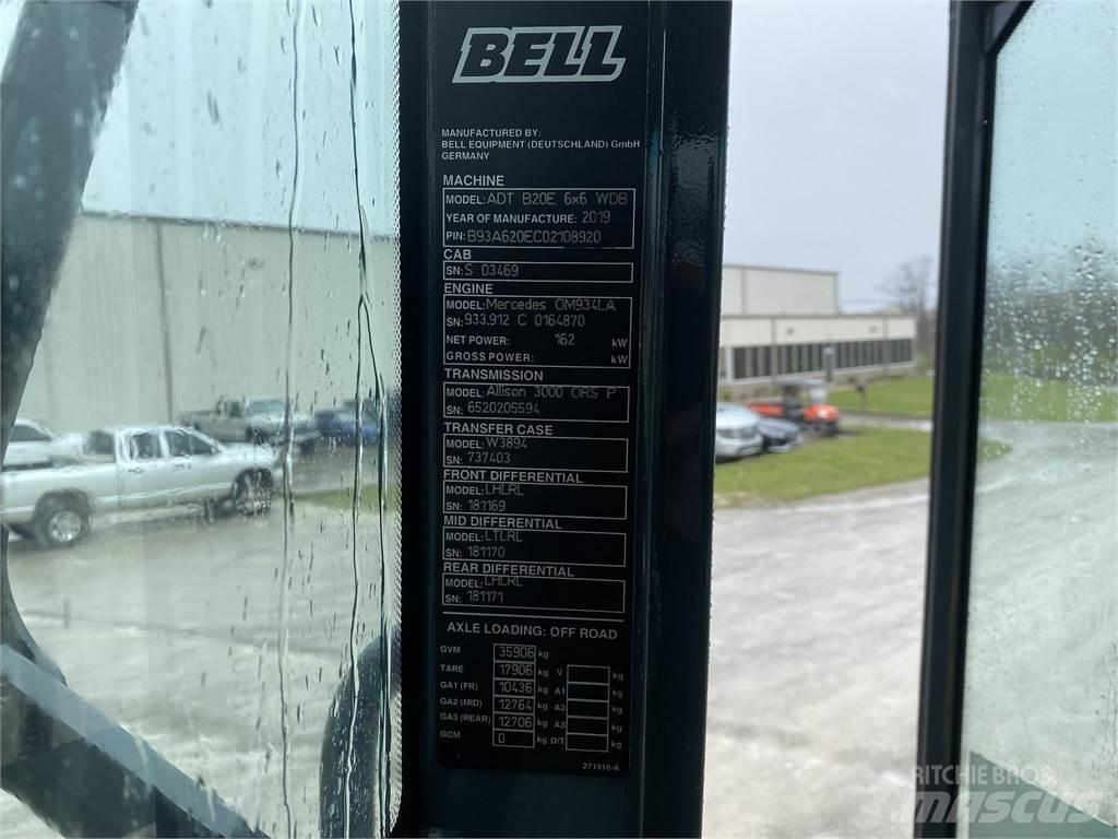 Bell B20E Csuklósdömperek