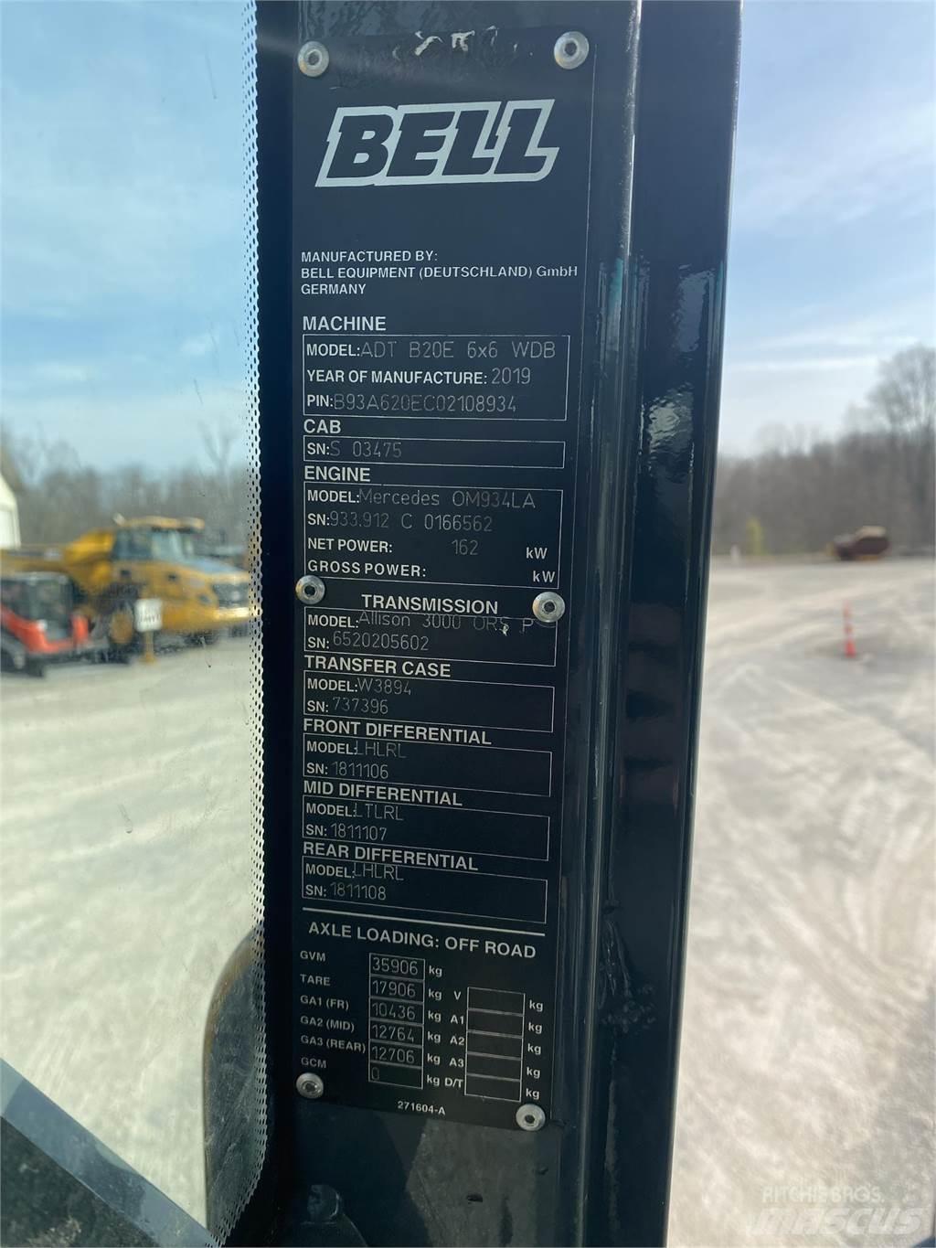 Bell B20E Csuklósdömperek
