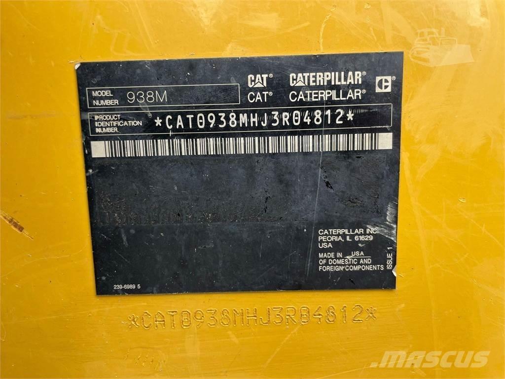 CAT 938M Gumikerekes homlokrakodók
