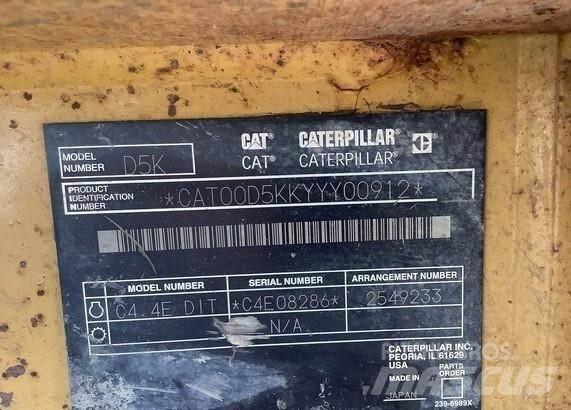 CAT D5K LGP Csőfektető dózerek