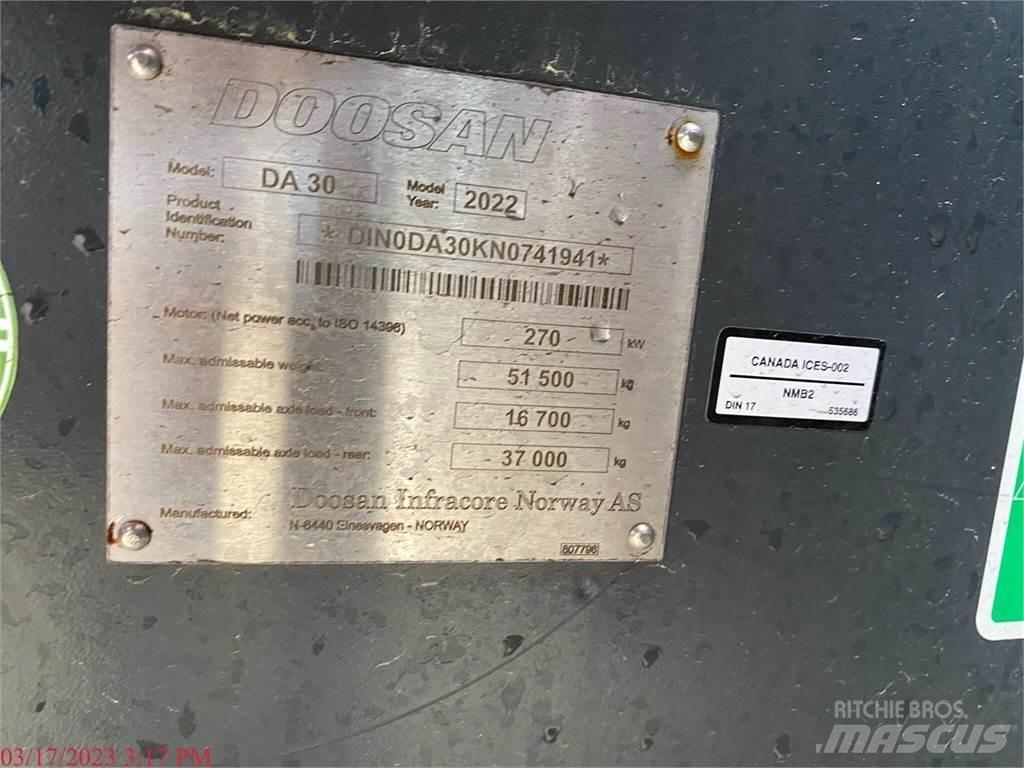 Develon DA30-5 Csuklósdömperek