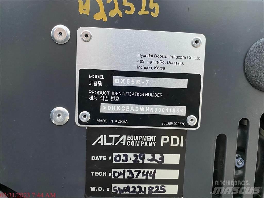Develon DX55R-7 Mini kotrók < 7t