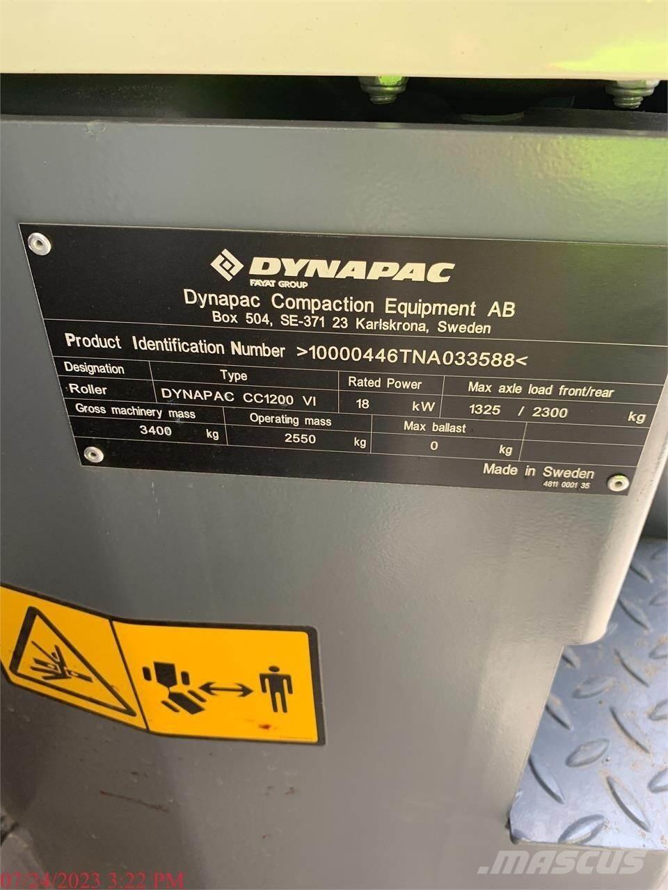 Dynapac CC1200 VI Ikerdobos hengerek