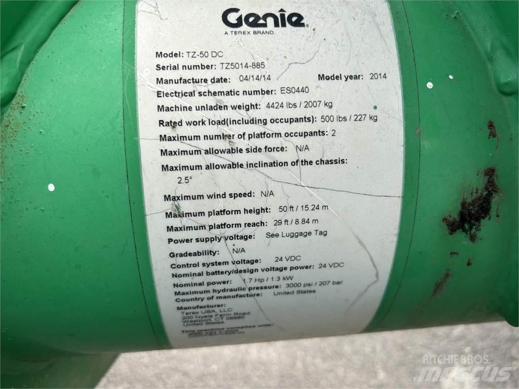 Genie TZ50 Pótkocsira szerelt emelők és állványok
