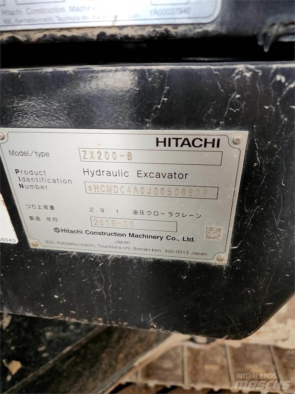 Hitachi ZX200-6 Lánctalpas kotrók