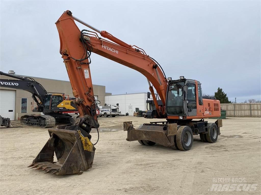 Hitachi ZX210W Gumikerekes kotrók