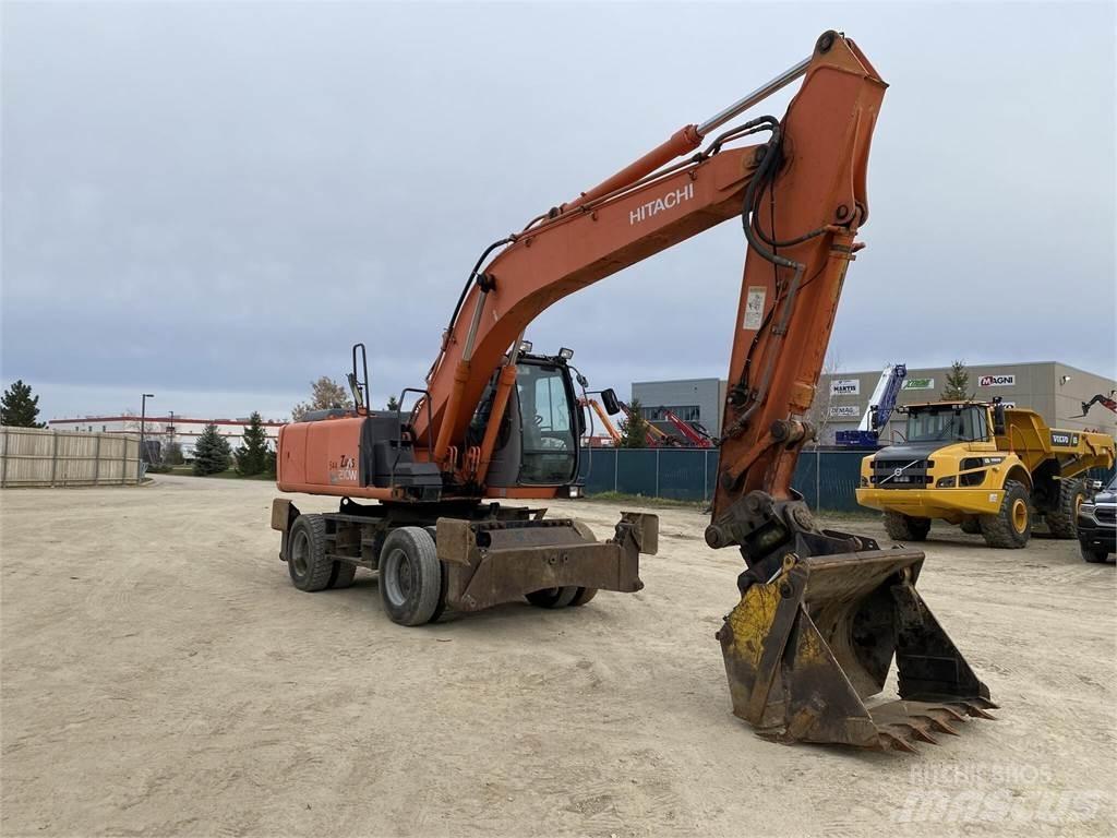 Hitachi ZX210W Gumikerekes kotrók