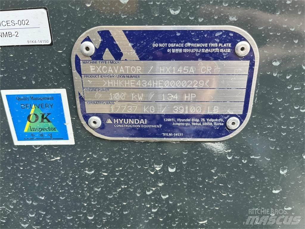 Hyundai HX145A LCR Lánctalpas kotrók