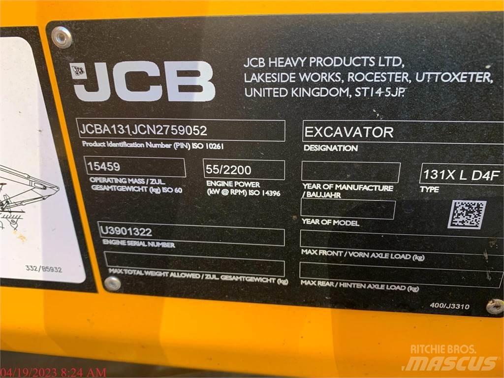 JCB 131X LC Lánctalpas kotrók