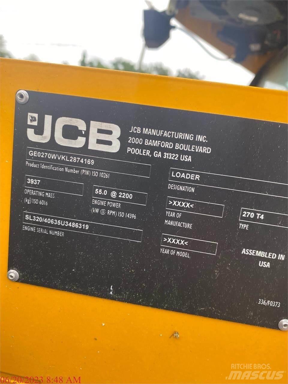 JCB 270 Kompaktrakodók