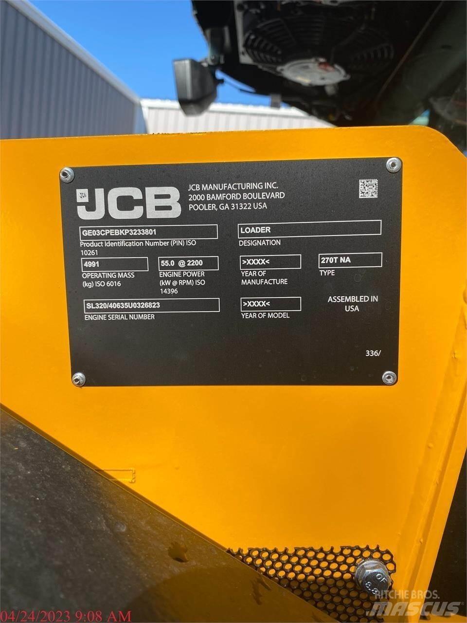 JCB 270T Kompaktrakodók