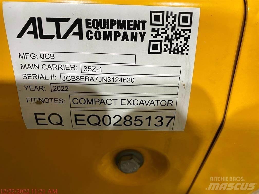 JCB 35Z-1 Mini kotrók < 7t
