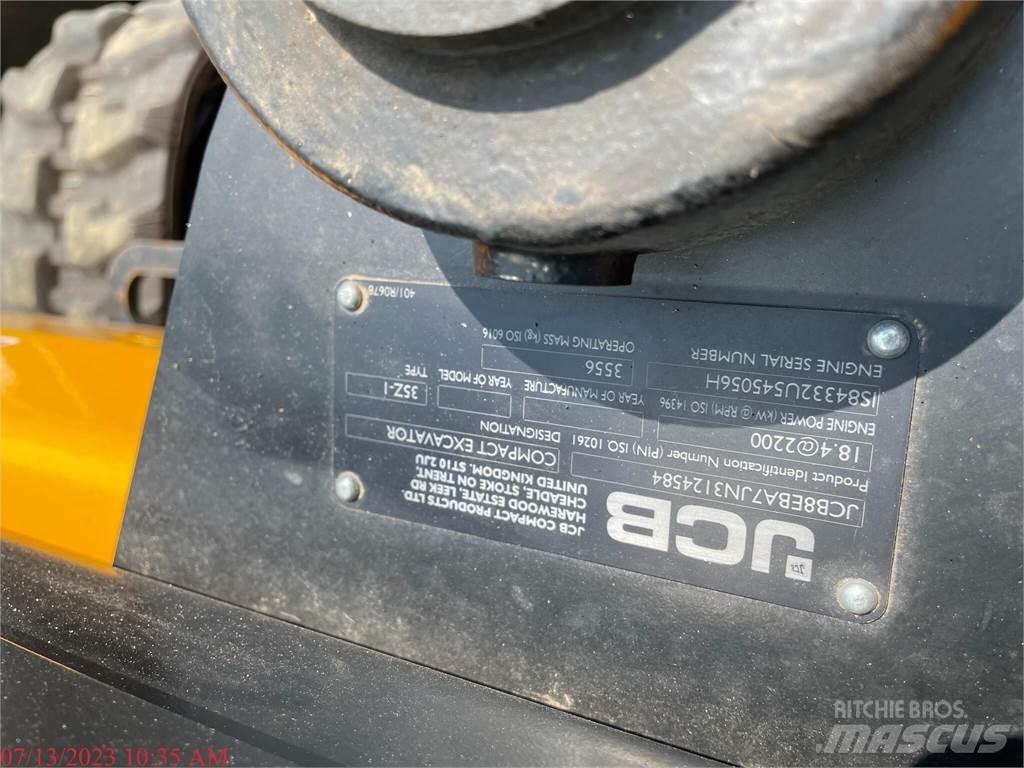 JCB 35Z-1 Mini kotrók < 7t