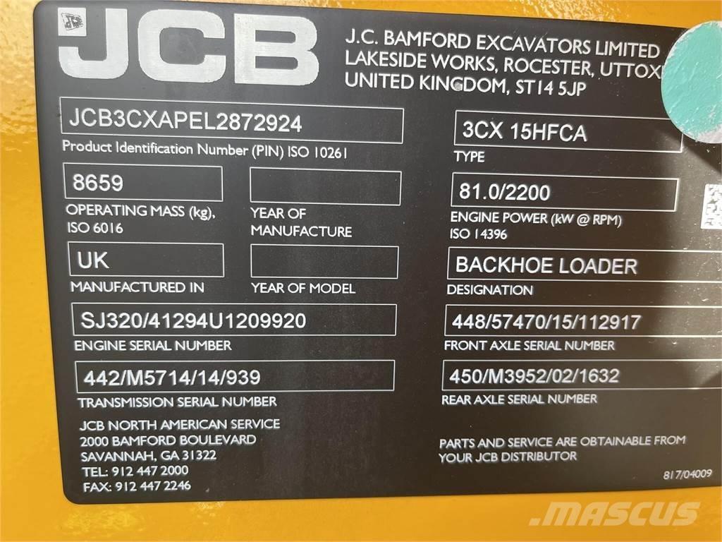 JCB 3CX15 SUPER Kotrórakodók