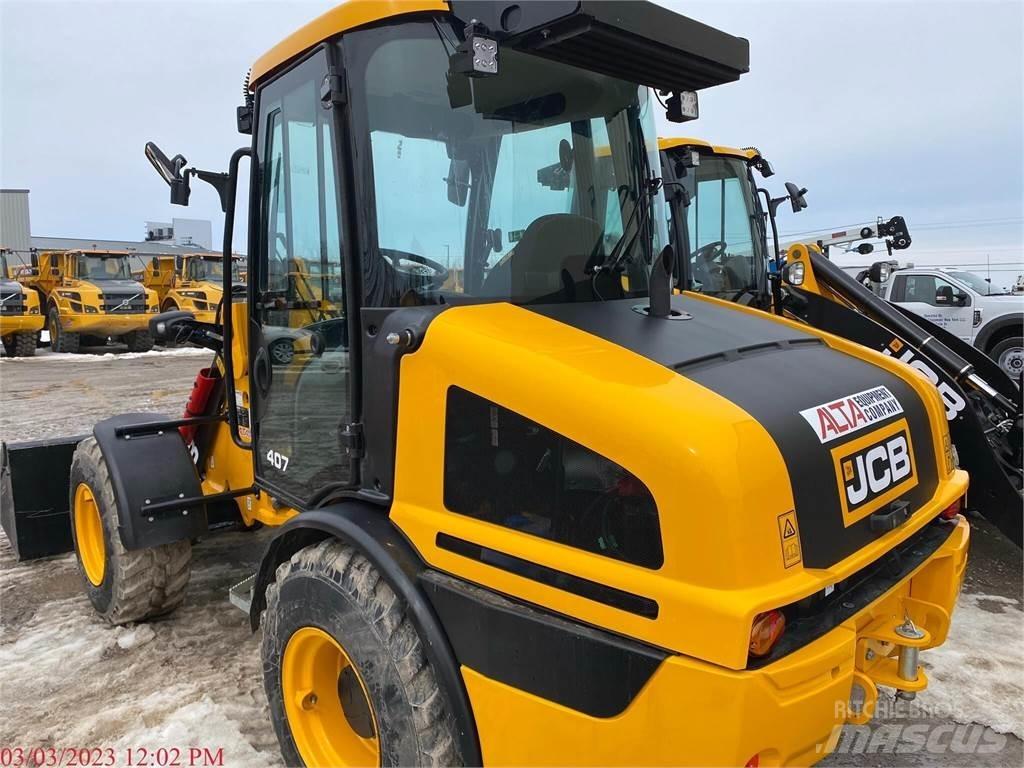 JCB 407 Gumikerekes homlokrakodók