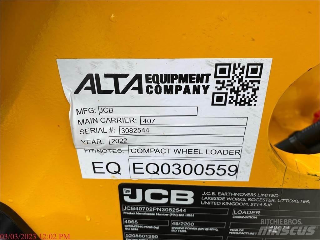 JCB 407 Gumikerekes homlokrakodók