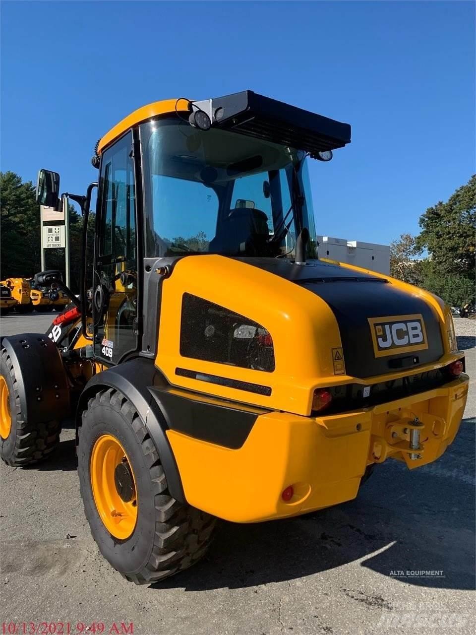 JCB 409 Gumikerekes homlokrakodók