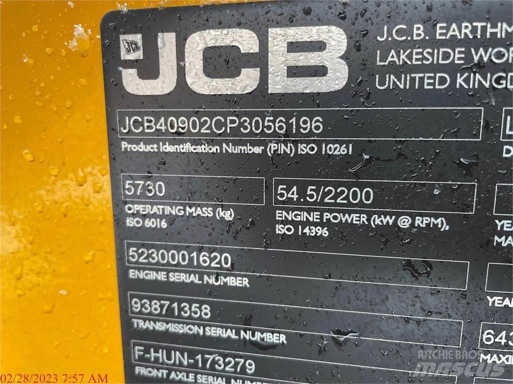 JCB 409 Gumikerekes homlokrakodók