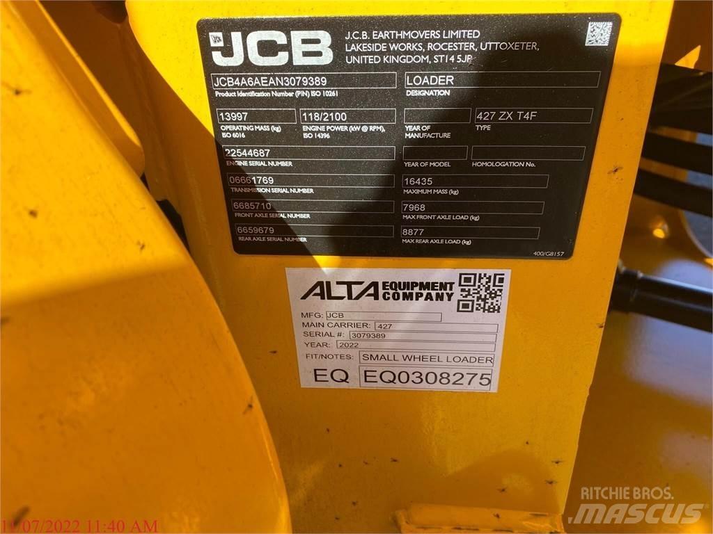 JCB 427 Gumikerekes homlokrakodók