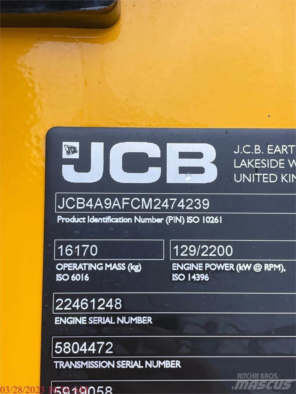 JCB 437ZX Gumikerekes homlokrakodók