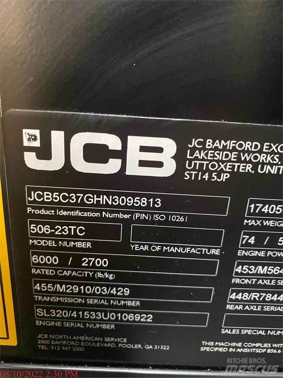 JCB 506-23TC Teleszkópos rakodók