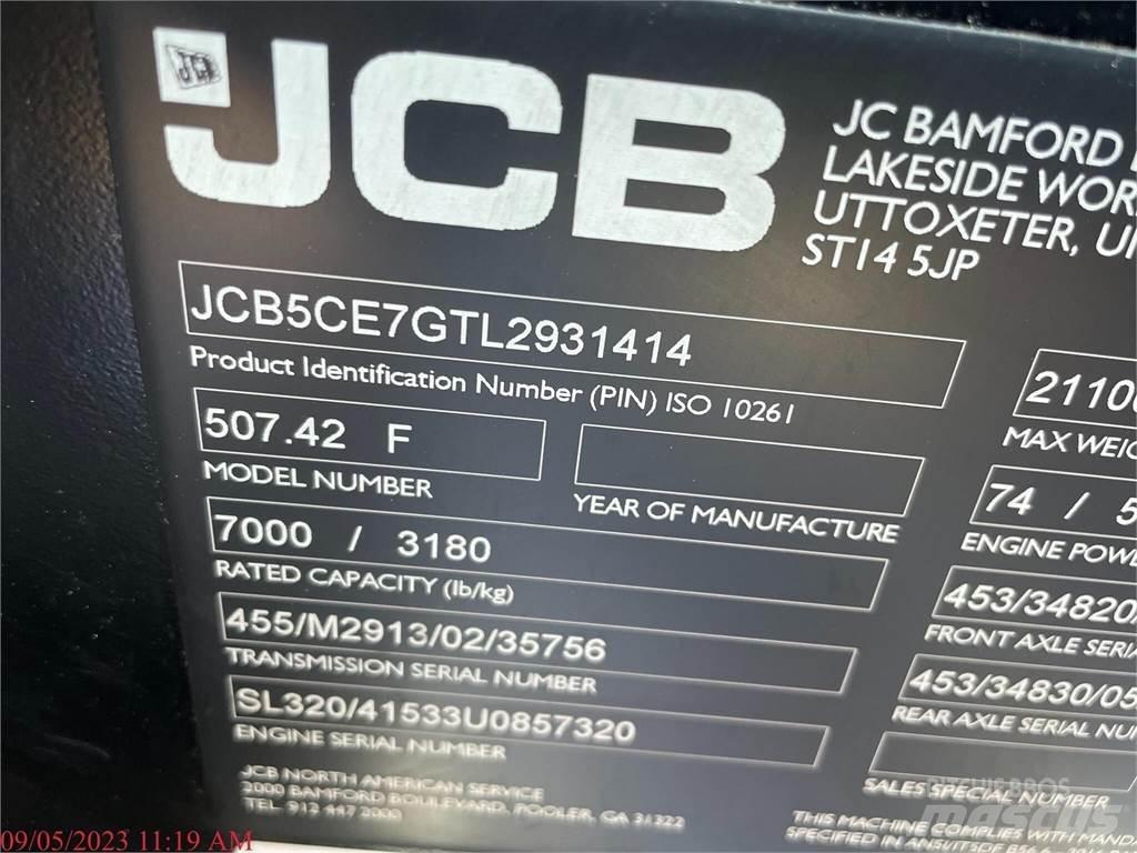 JCB 507-42 Teleszkópos rakodók
