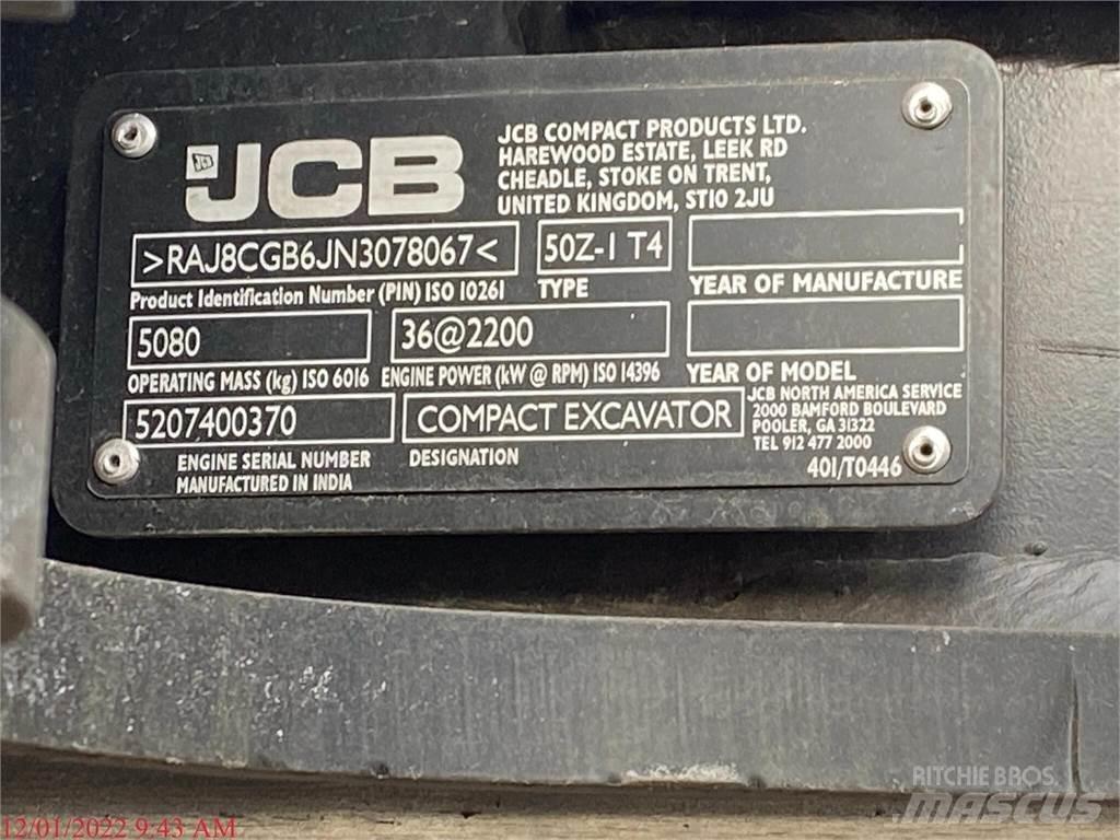 JCB 50Z-1 Mini kotrók < 7t