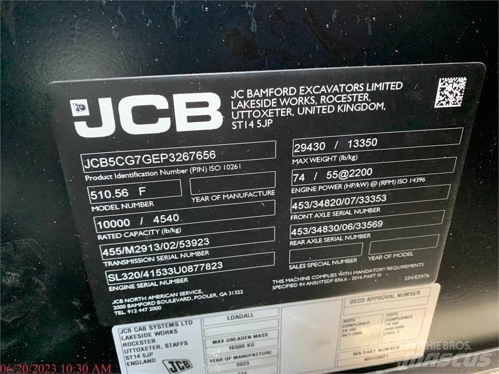 JCB 510-56 Teleszkópos rakodók