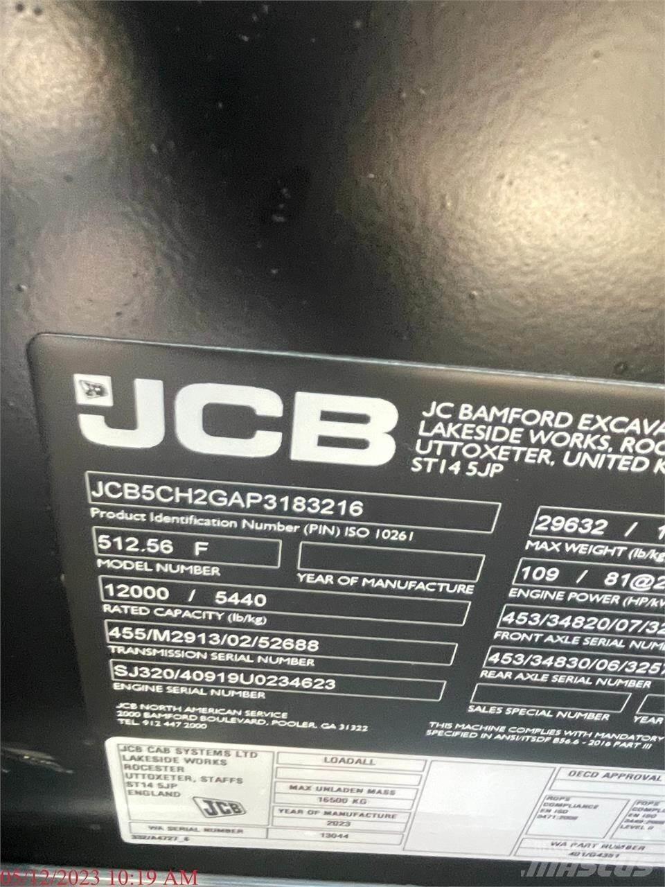 JCB 512-56 Teleszkópos rakodók