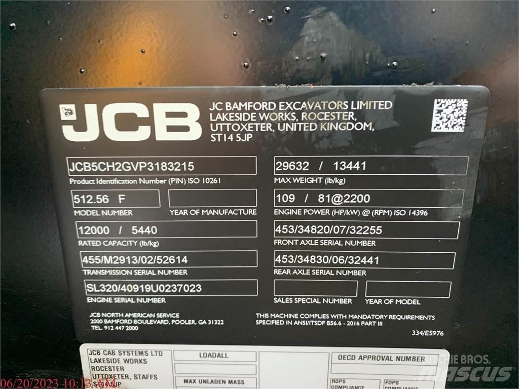 JCB 512-56 Teleszkópos rakodók