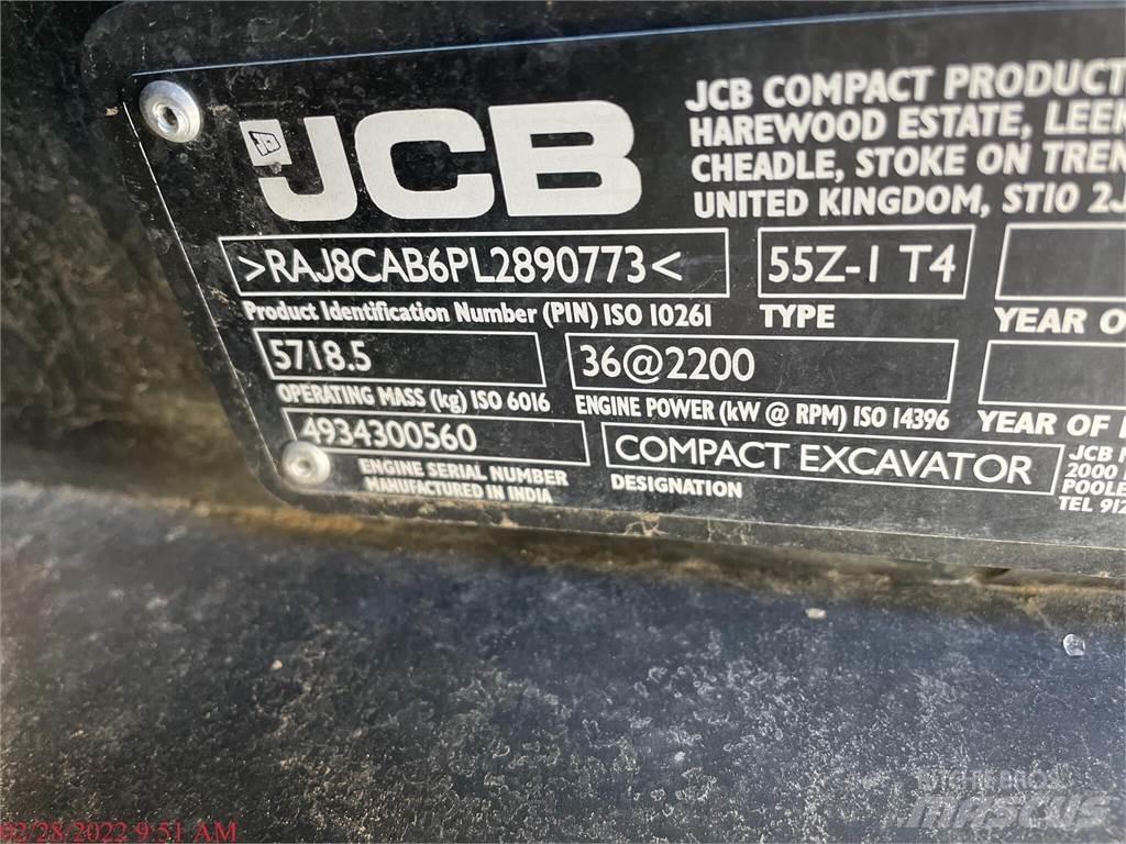 JCB 55Z-1 Mini kotrók < 7t